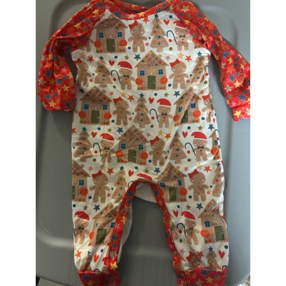 Pete Lucy Gingerbread Christmas Baby Outfit 3-6 Month